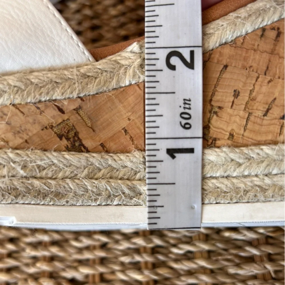 …me Too Sandy Espadrille‎ Platform Wedge Cork Jute Size 9